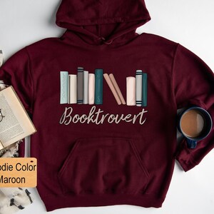 Booktrovert sweatshirt, Book lover sweatshirt, Teacher gift sweatshirt, Bookish shirt,  book reading sweatshirt, Readers shirt