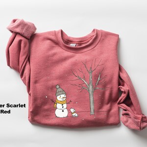 Christmas Snowman Sweatshirt, Christmas Dog Lover Gifts, Womens Christmas Crewneck, Funny Christmas Sweatshirt, Family Winter Sweatshirt