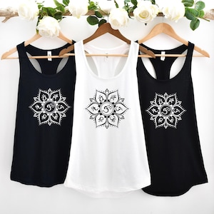 Seven Chakras Tank Top | Chakra T-Shirt | Meditation Shirt | Yoga Tank | Yoga Lover Gift | Yoga Gift | Seven Chakras | Spiritual Shirt imagem 1