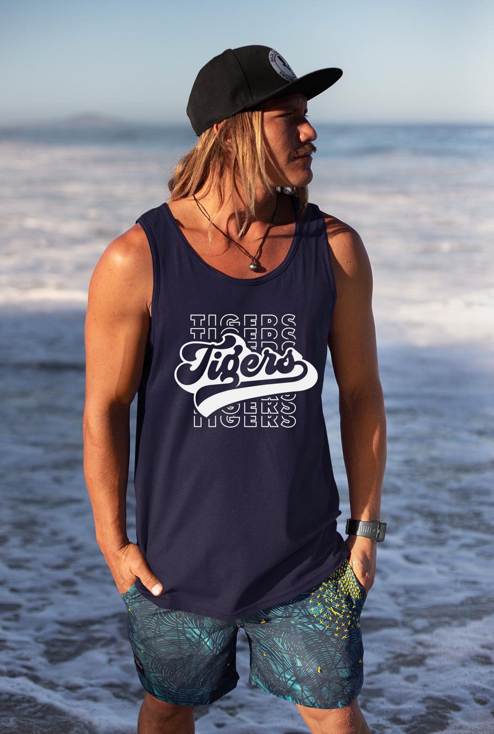 Football Teams Tank Top, Game Day, Mascot Team Tank Top, Your Team Tank ...