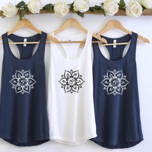Seven Chakras Tank Top | Chakra T-Shirt | Meditation Shirt | Yoga Tank | Yoga Lover Gift | Yoga Gift | Seven Chakras | Spiritual Shirt imagem 5