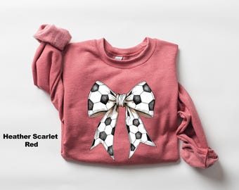 Game Day Soccer Sweatshirt, Womens Soccer Shirt, Funny Soccer Season Shirt, Soccer Bow Outfit, Soccer Game Day Shirt, Soccer Mom Gift Shirt