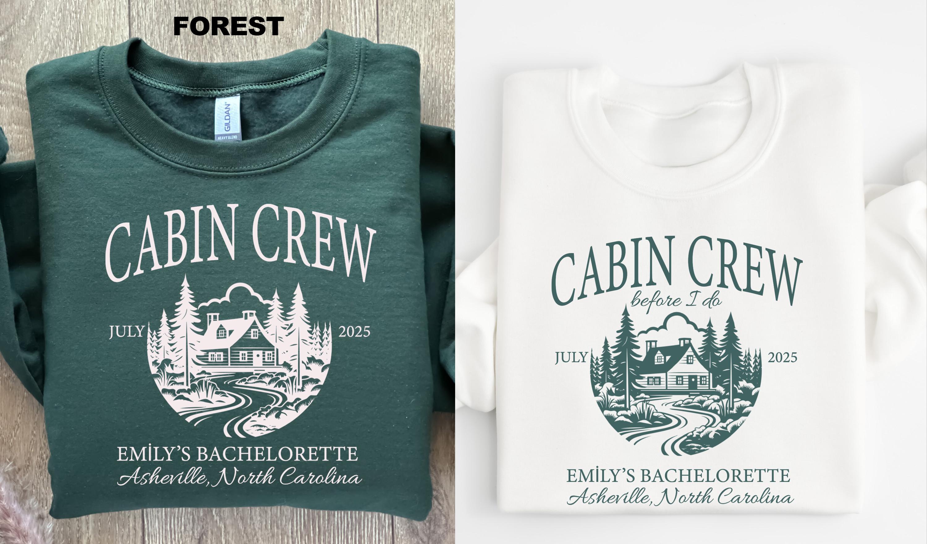 Cabin Crew Before I Do Sweatshirt, Custom Camping Bach Shirt, Camp Bachelorette Crewneck, Bach Outfit, Bachelorette Favors, Bach Trip Shirt