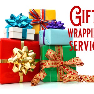 Service d'emballage cadeau, messages de carte, options d'emballage cadeau, emballage cadeau, messages cadeaux