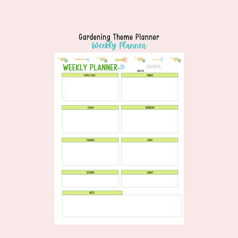 Garden Planner 20222023 Garden Planner 2022 Garden Calendar Etsy