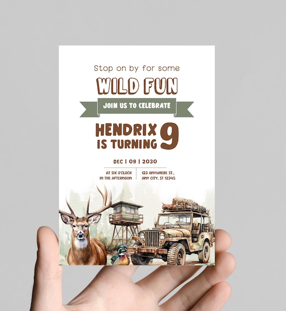 Ven a divertirte un poco, invitación de cumpleaños de niño, noveno