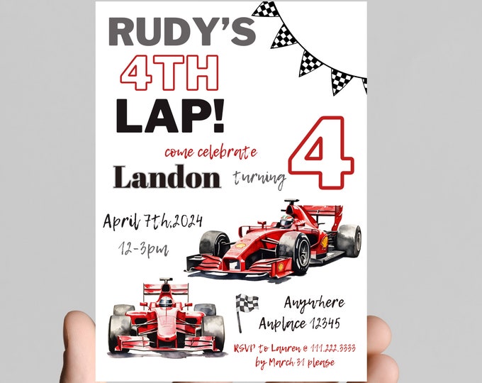 Race on over to celebrate, race car theme birthday invitation, any age, racing, race car driver, nascar, editable, printable, digital
