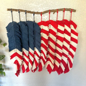Macrame Feather Flag
