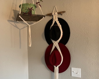 Macrame Hat Holder