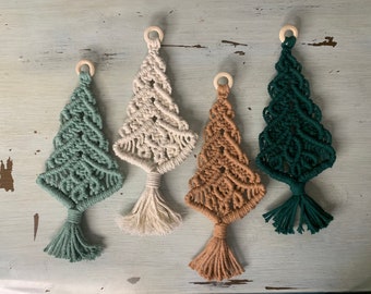 Macrame Tree Ornaments