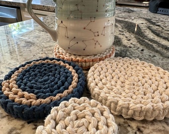 Macrame Square Knot Coaster