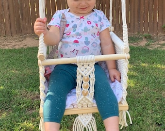 Macrame Baby Swing