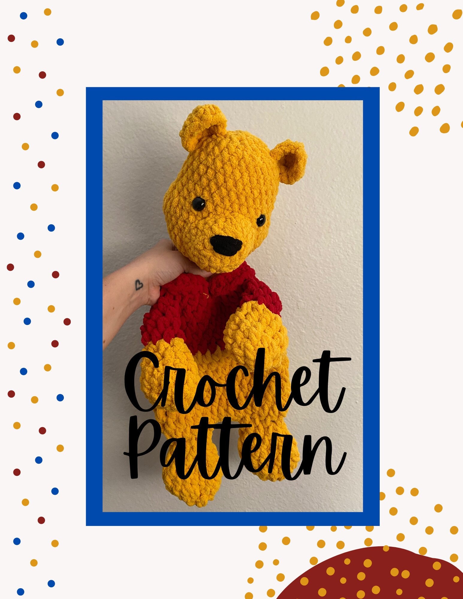 Winnie the pooh lovey crochet pattern hotsell