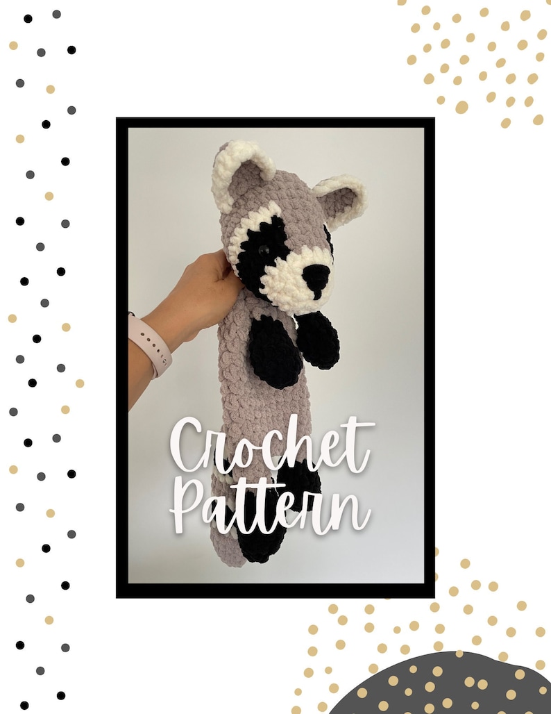 Rocky Raccoon PDF Pattern image 1