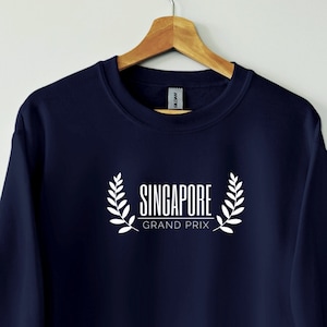 Singapore Grand Prix Formula 1 Crewneck Sweatshirt, Singapore Formula 1 Sweatshirt, F1 Racing Sweater, Formula 1 Gift, Formula One Gifts, F1