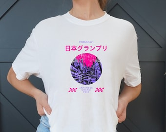 Camiseta de Fórmula 1 del Gran Premio de Japón, camiseta de Fórmula 1 del circuito de Japón, camiseta de carreras de F1, regalo de Fórmula 1, regalos de Fórmula Uno, camiseta del circuito de F1