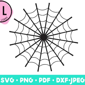 Spider Web Svg, Halloween Spider Web png,Spooky halloween svg, Gothic & horror svg, Simple Spider Web