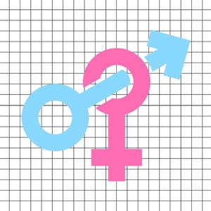 Gender Symbols SVG Files, Male Female Symbol Cut