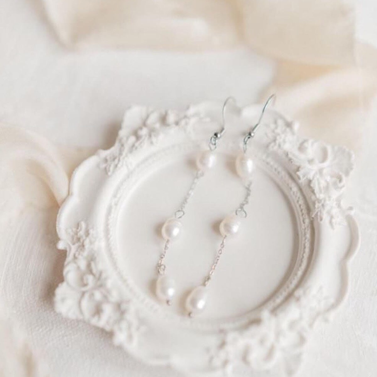 Baroque Style Trinket Dish ~ Fine Art Wedding Photography Flat Lay Styling Props Ring Jewelry Jewellery Small White Plate Antique Vintage - Etsy