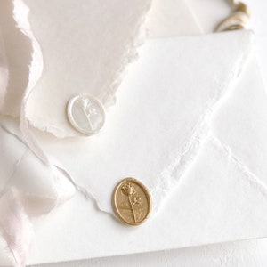 CONJUNTO DE SELO DE CERA Love Rose ~ Adesivos autoadesivos ovais brancos e dourados, envelopes para convites de casamento, adereços flatlay estilo barroco minimalista