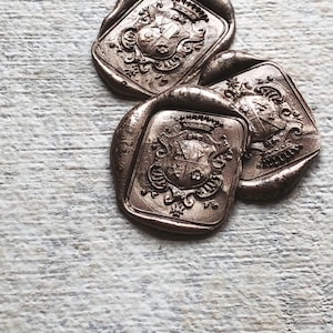 Cachets de cire anciens, France, autocollants pour faire-part de mariage, papeterie, enveloppes, atelier lumineux de style baroque victorien ancien