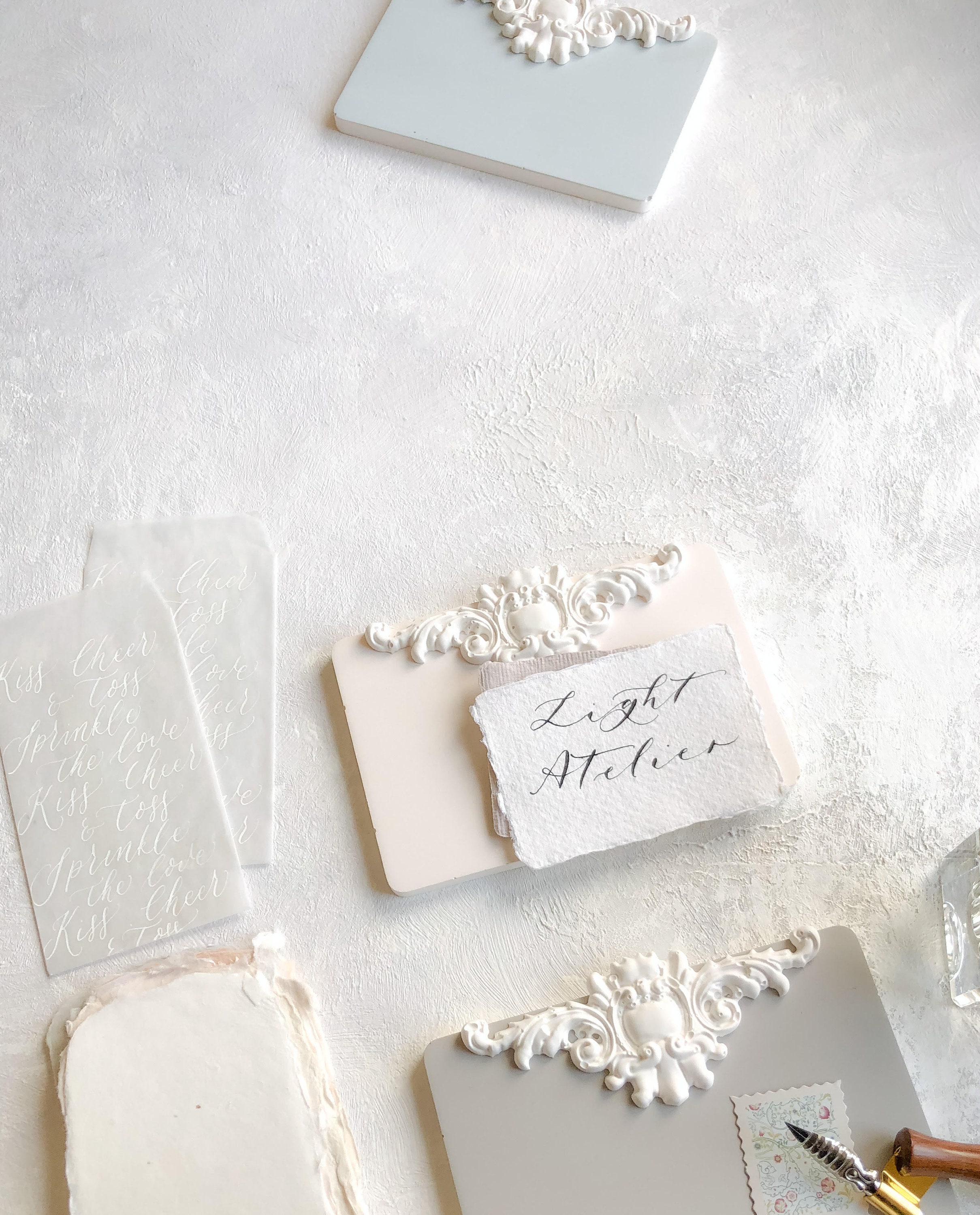 Baroque Style 3D Tile ~ Wedding Flat Lay Photography Styling Props ...