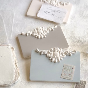 Decorative Tile ~ Wedding Flat Lay Photography Photo Props Styling Product display Calligraphy stand Stationery French Baroque Light Atelier