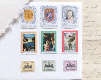 Antique Souvenir Booklet, Citta Del Vaticano, Postage Stamps