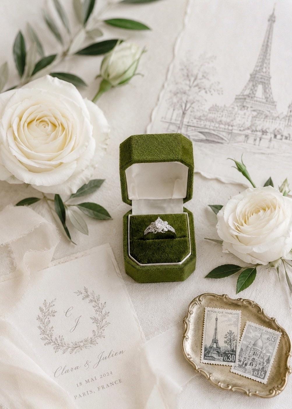 Vintage Ring Box - Etsy