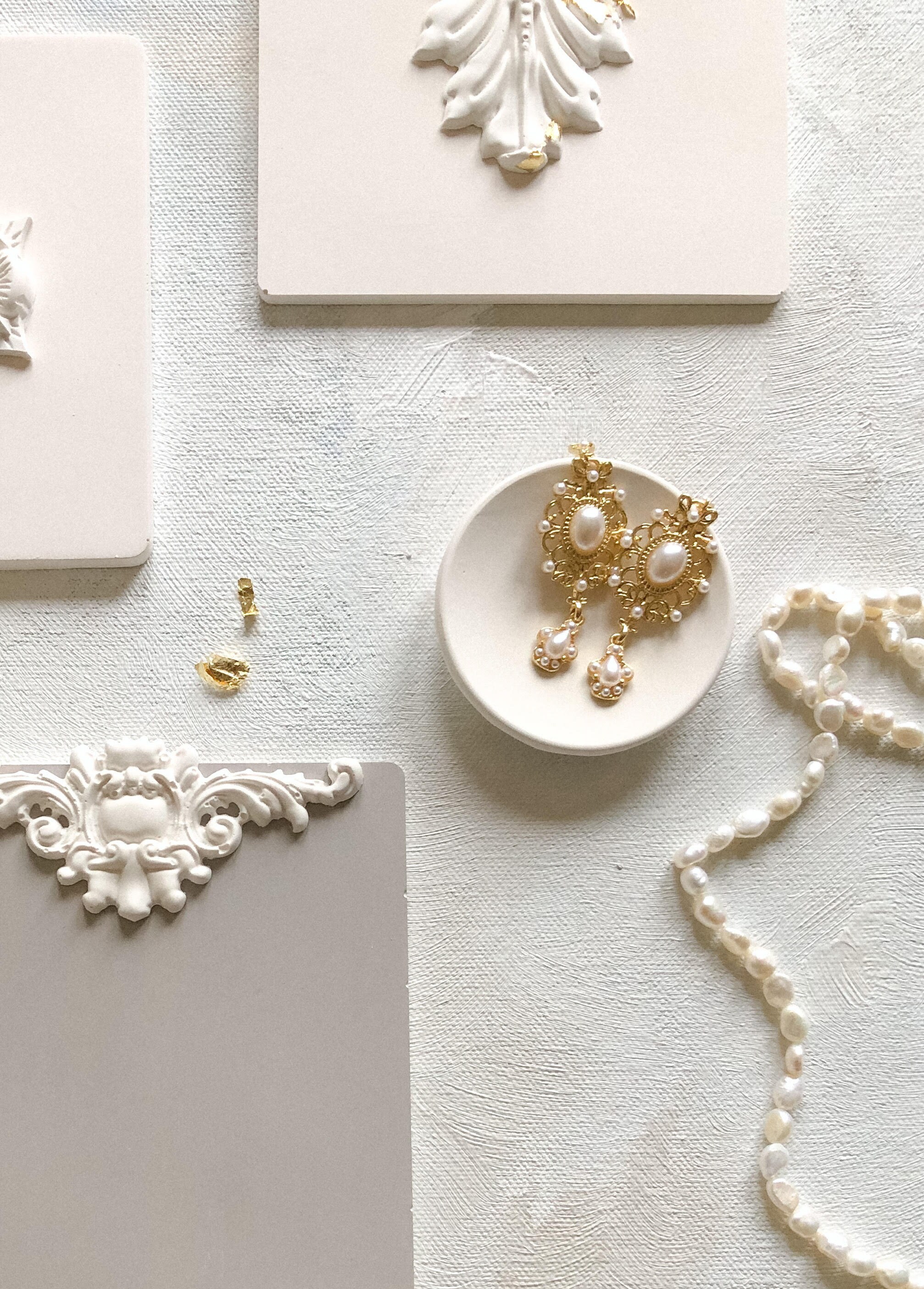 Baroque Style 3D Tile ~ Wedding Flat Lay Photography Styling Props ...