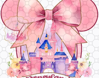 Archivo digital - Arco - Castillo - Disneyland - Orejas de ratón - camiseta - sublimación - PNG - DTF