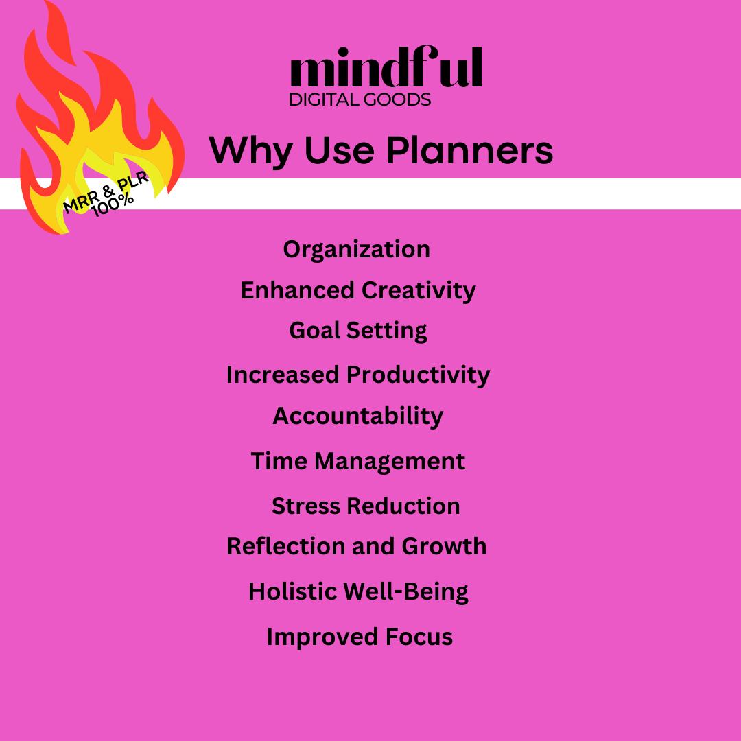 2026-2027 Digital Planner Template MRR and PLR Bundle - Etsy