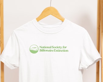 Camiseta de la Sociedad para la Extinción de los Multimillonarios / Camiseta sutil "Devora a los Ricos"