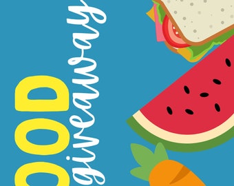 Food Giveaway Flyer