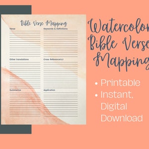 Verse Mapping | Bible Verse Study | Bible Verse Mapping | Bible Study