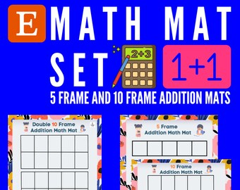 Addition Math Mats (5 Frame and 10 Frame)