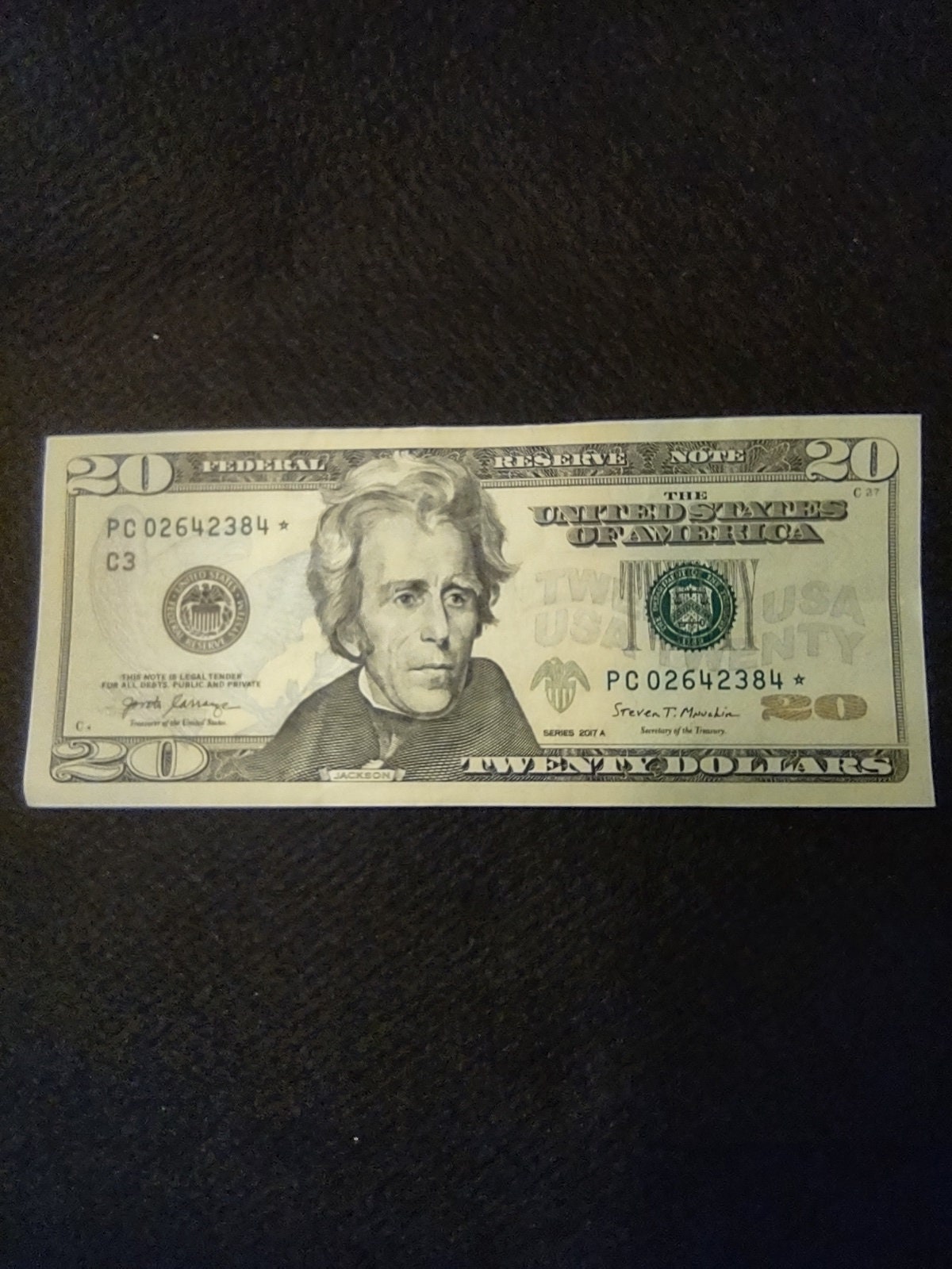 Series 1950 A 20 Dollar Bill - gkp1liz