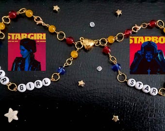Star boy and Star Girl Matching themed bracelets