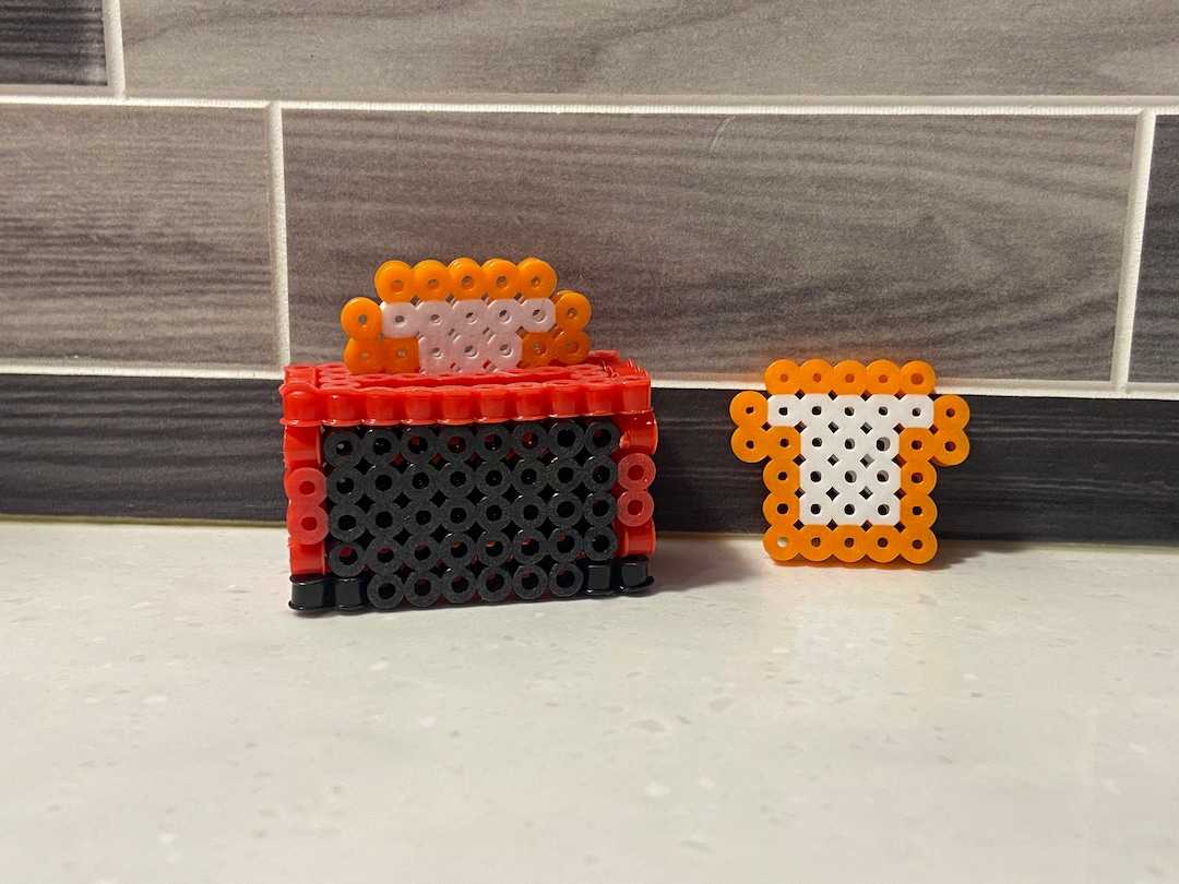 Perler Bead Toaster With Removable Bread Pieces Etsy