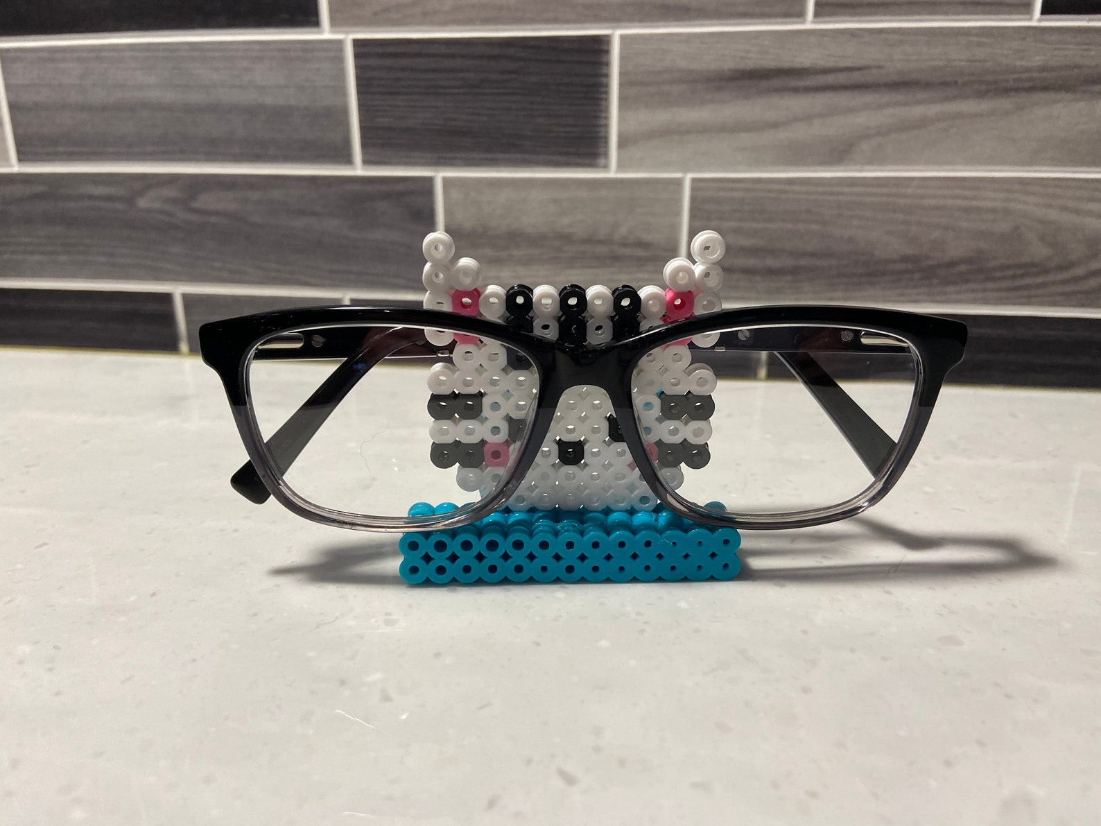 Perler Bead Cat Eyeglass Stand Etsy