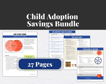 Child Adoption Worksheets | Mental Health Digital Downloads | Adopted Child Therapy Resources for Counselors and Therapists