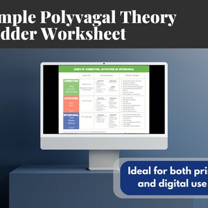 Polyvagal Theory Ladder Printable | Mental Health Digital Downloads ...
