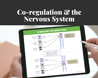 Co-regulation & Nervous System Polyvagal Worksheet | Polyvagal Theory | Mental Health Digital Downloads | Polyvagal Theory for Therapists