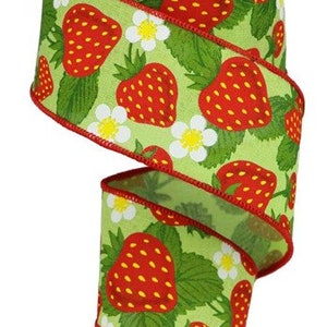 Strawberries Ribbon 