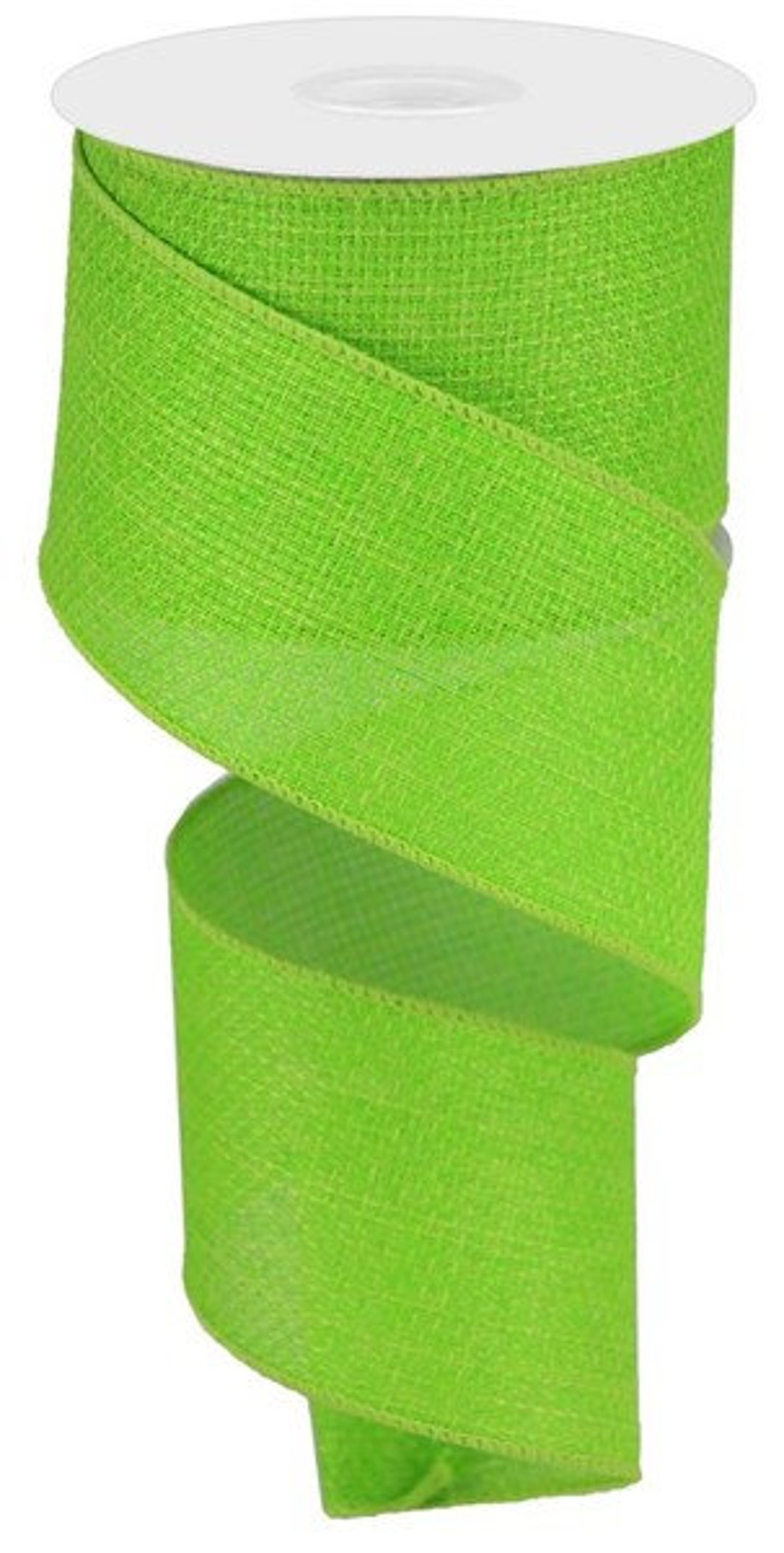 Green Wired Ribbon, Lime Green Bow Ribbon, Solid Lime Green Ribbon ...