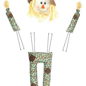 32&quot; High Scarecrow Decor Kit, 5 pieces,  Thanksgiving Wreath Kit, HA4043