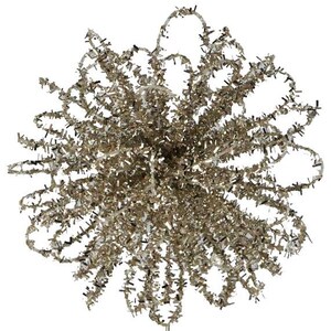 SET OF 12 Ornaments, Craft Supply for Christmas Trees, Wreaths & Garlands, Ball Glitter Ornament, 5 Inch Wide, Loop Hanger Attached XY6987J1