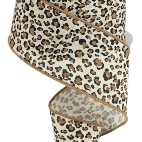 Cheetah Print Ribbon - Etsy