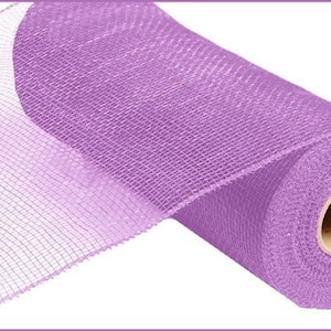 Lavender Deco Poly Mesh, Purple, 10 inches x 10 Yards, Wreath Mesh for Christmas Tree RE800213