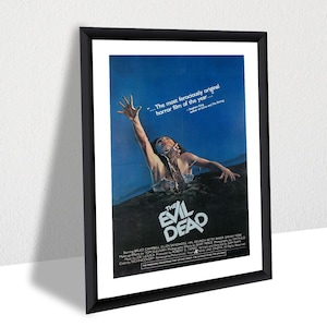 The Evil Dead Poster – Sam Raimi 80s Horror Movie Canvas Wall Art